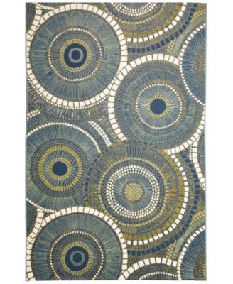 Liora Manne' - Marina Circles 4'10"x7'6" Area Rug