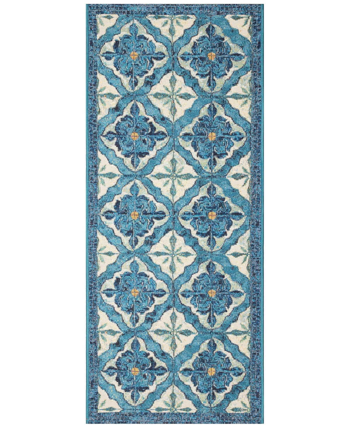 Liora Manne Esencia Madrid 1'11"x4'11" Runner Area Rug In Ocean