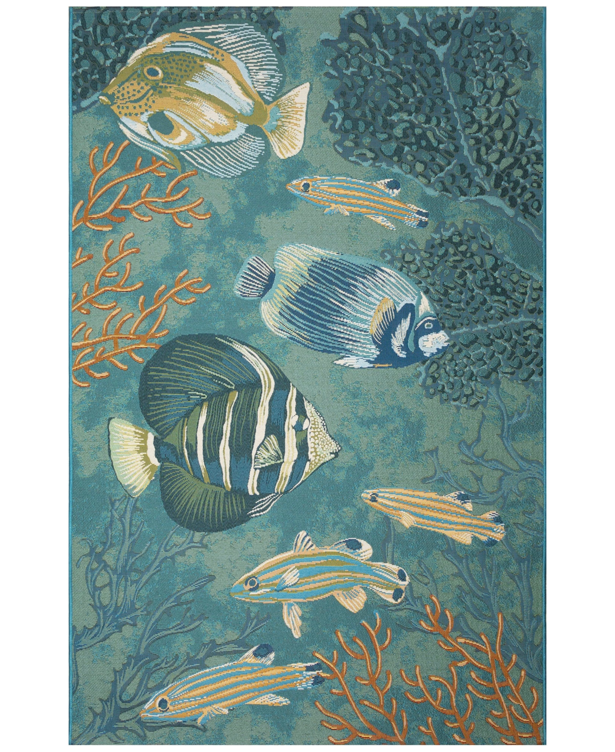 Liora Manne Marina Fish 6'6"x9'4" Area Rug