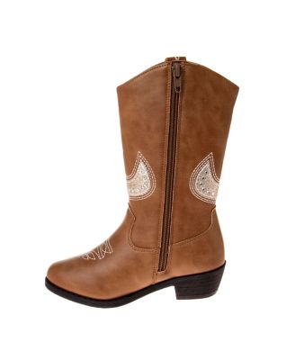 Little Kids Zip-Up Cowgirl Boots