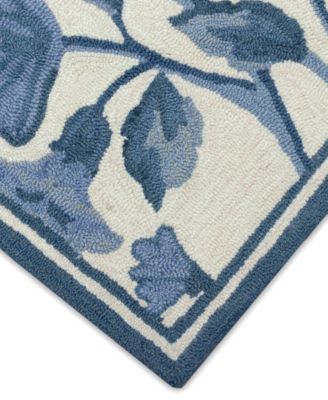 Capri Floral Vine 1'8"x2'6" Area Rug