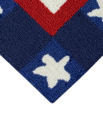 Frontporch Patriotic Pendant 1'8"x2'6" Area Rug