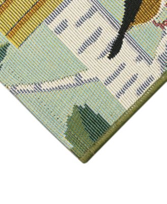 Liora Manne Esencia Bird Condos Rug Collection In Blue