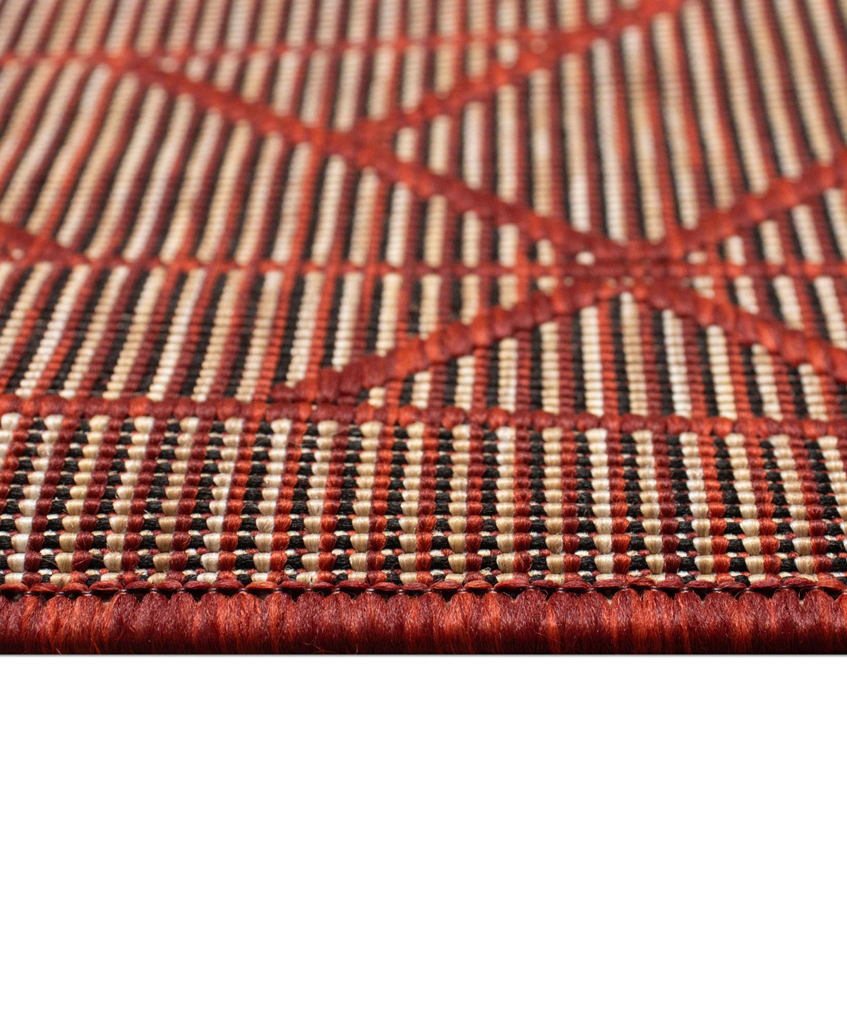 Liora Manne Carmel Pyramid 6'6"x9'4" Area Rug In Paprika