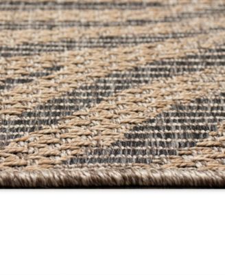 Monaco Zebra 7'10"x7'10" Square Area Rug