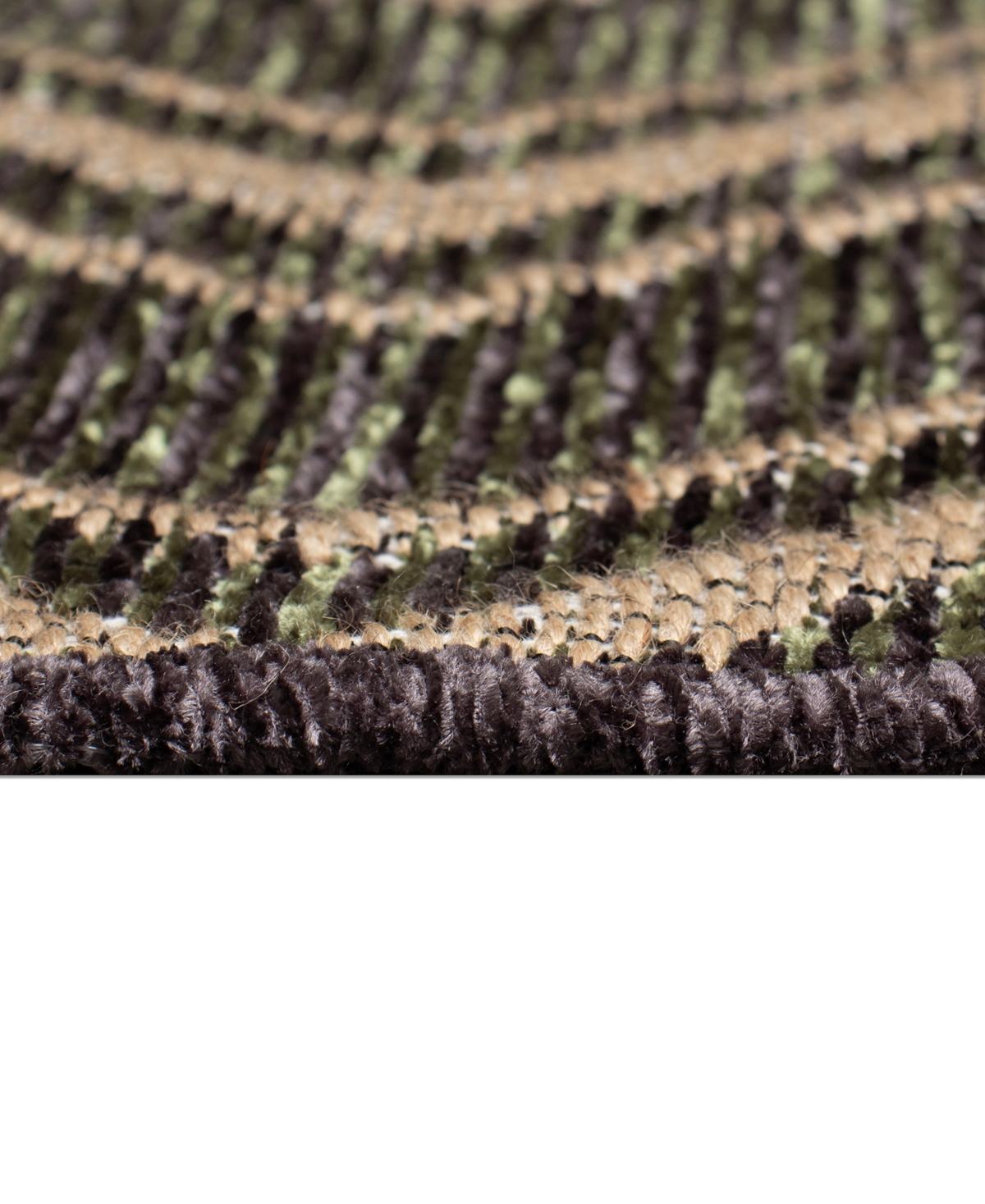 Liora Manne Mercer Zigzag 6'6"x9'4" Area Rug In Brown,tan