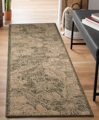 Carmel Botanical 1'11"x7'6" Runner Area Rug