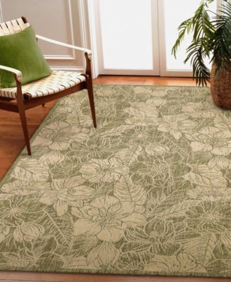 Carmel Botanical 4'10"x7'6" Area Rug