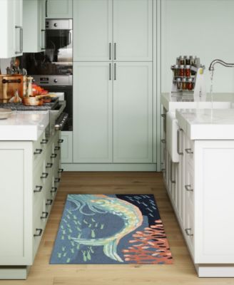 Liora Manne Frontporch Siren Sighting Rug Collection In Ocean