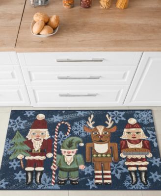 Liora Manne Esencia Nutcracker Sweet Rug Collection In Navy