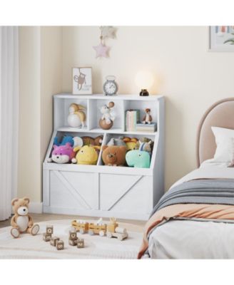 Stable and Safe Kids Toy Storage Organizer - Multifunctional Cabinet