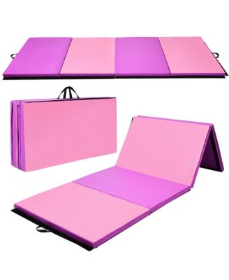 Folding Panel Gym Fitness Exercise Gymnastics Mat 4' x 10' x 2''