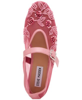 【Steve Madden】 DREAMING メリージェーンパンプス Steve Madden Women's Dreaming Mesh Mary Jane Flats - Macy's