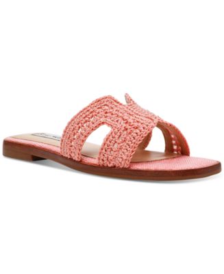 (New)Steve Madden Hadyn ラフィアサンダル HADYN Crochet Raffia Women's Designer Sandal – Steve Madden