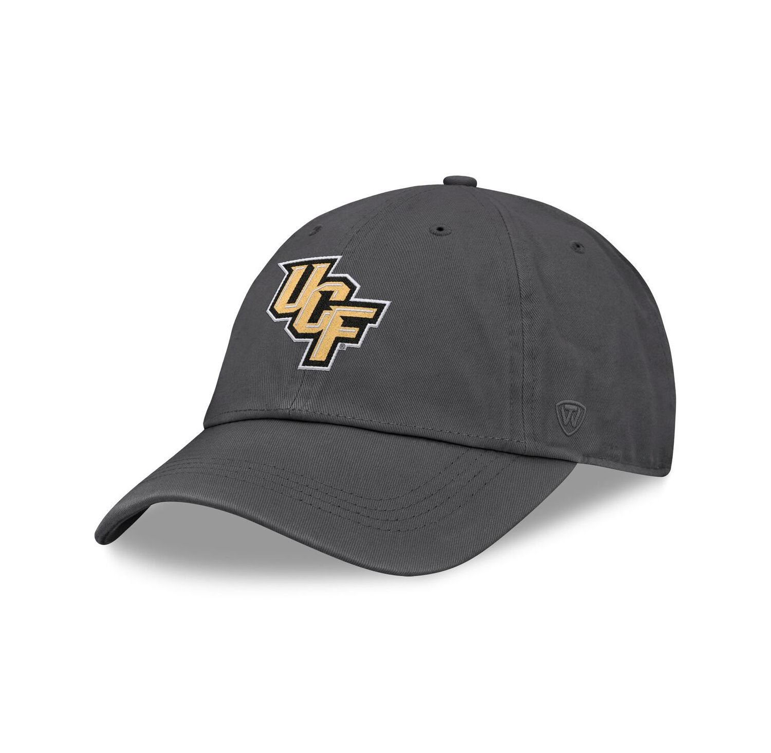 Men's Heather Charcoal UCF Knights Team Logo Washed Adjustable Hat