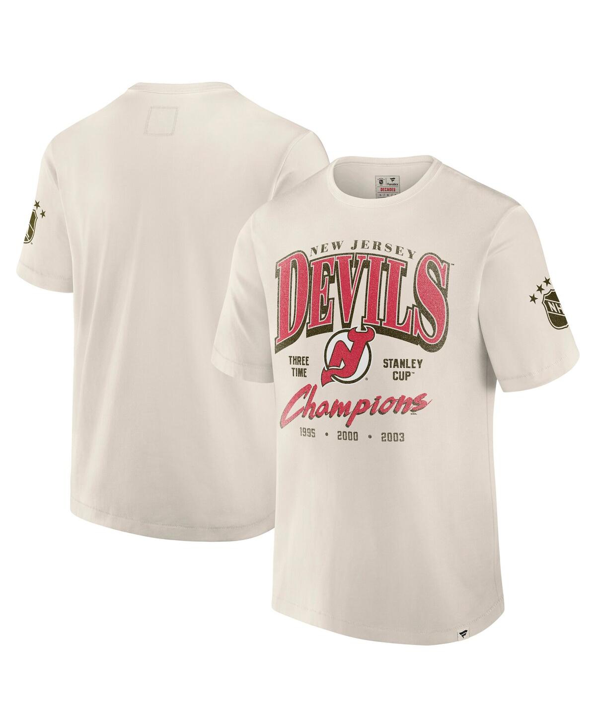 Men's White New Jersey Devils Decades Collection Timeless T-Shirt - White