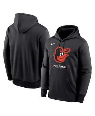 Nike - Men's Black Baltimore Orioles 2024 MLB Postseason Authentic Collection Therma Pullover Hoodie