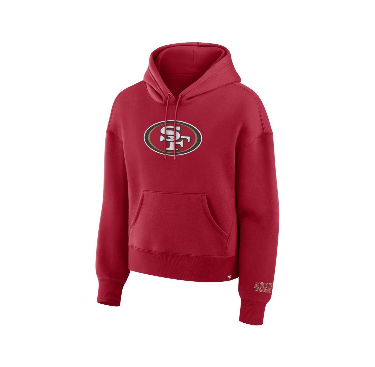 Women's Scarlet San Francisco 49ers Legacy Fleece Pullover Hoodie