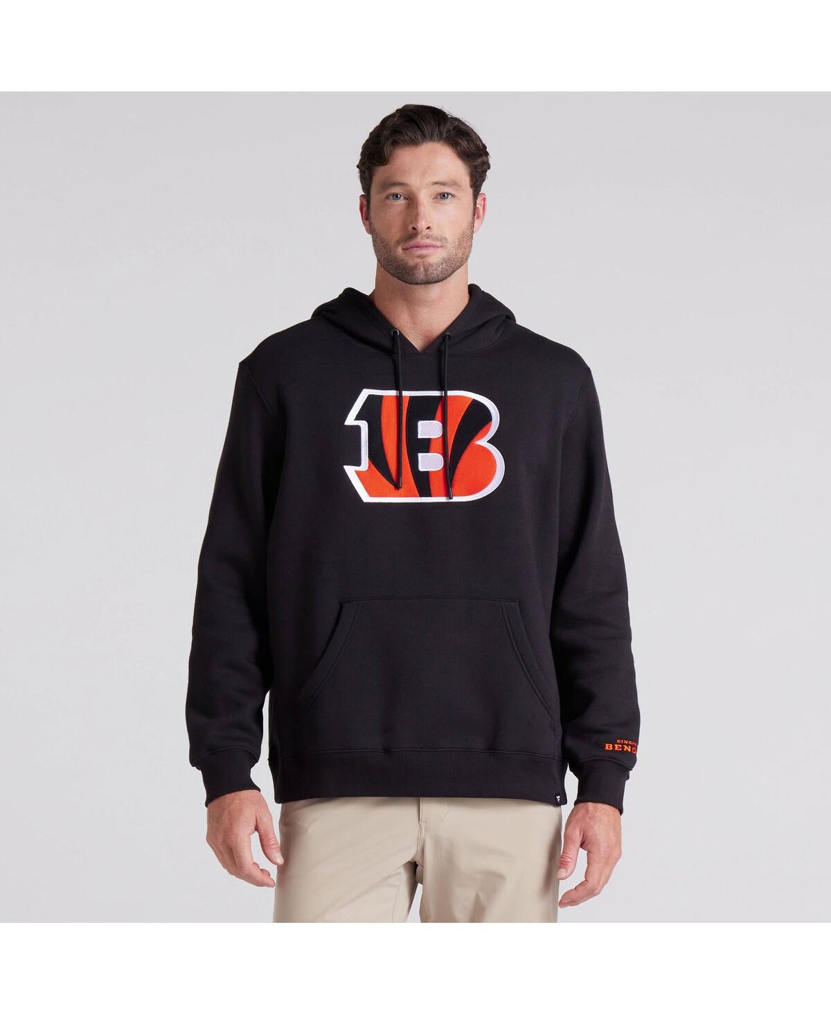 FANATICS MEN'S BLACK CINCINNATI BENGALS LEGACY FLEECE PULLOVER HOODIE