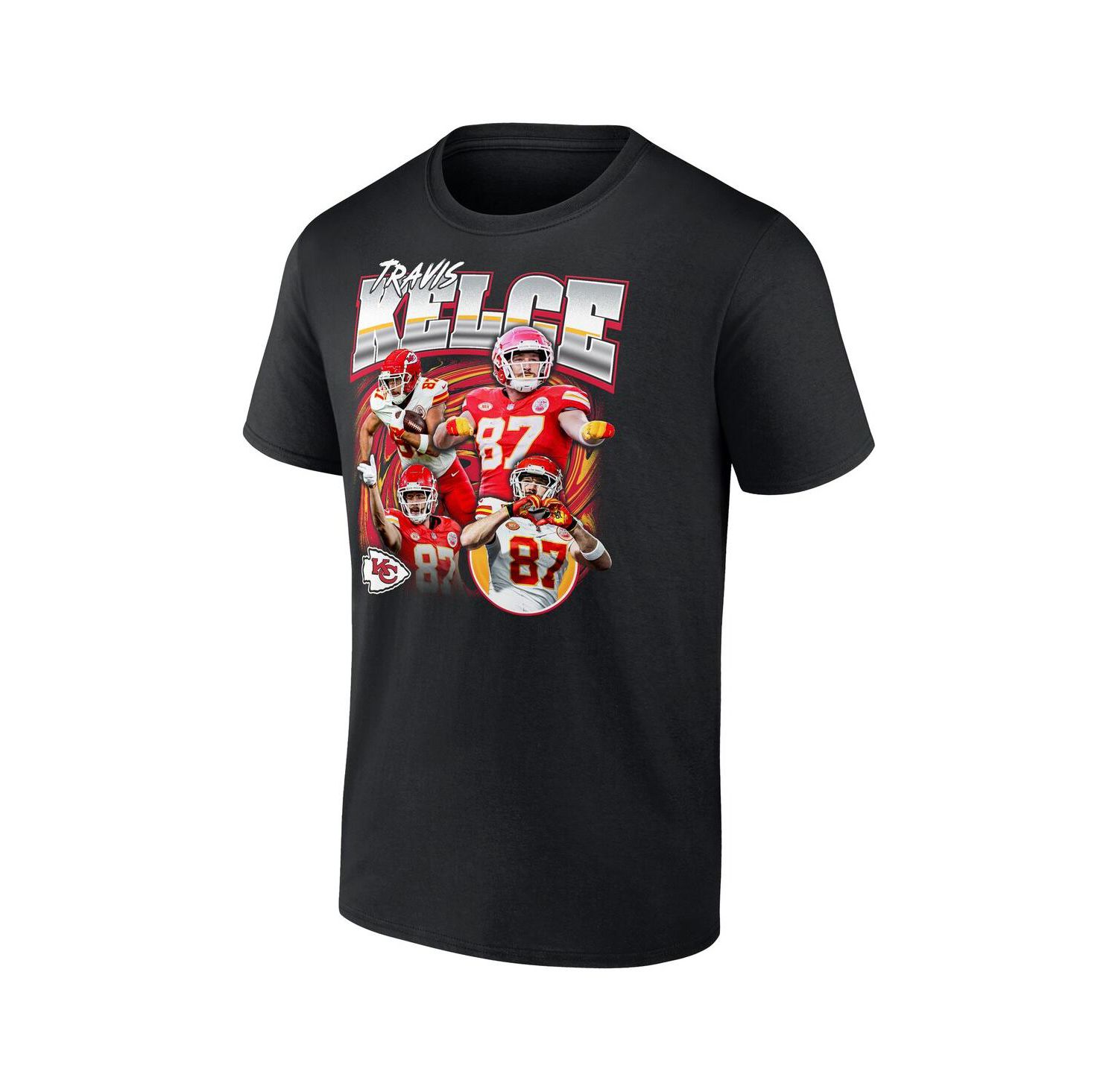 Men's Travis Kelce Black Kansas City Chiefs Notorious Player Graphic T-Shirt