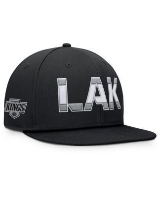 Fanatics - Men's Black Los Angeles Kings Authentic Pro Rink Snapback Hat