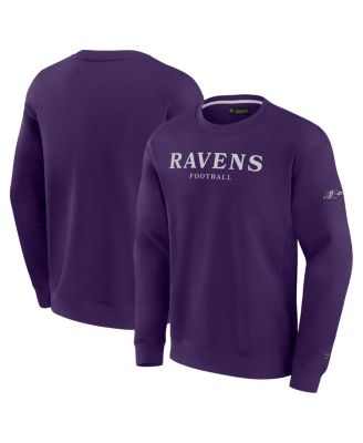 Fanatics - Men's and Women's Purple Baltimore Ravens Elements Unlimited Fleece Pullover Sweatshirt