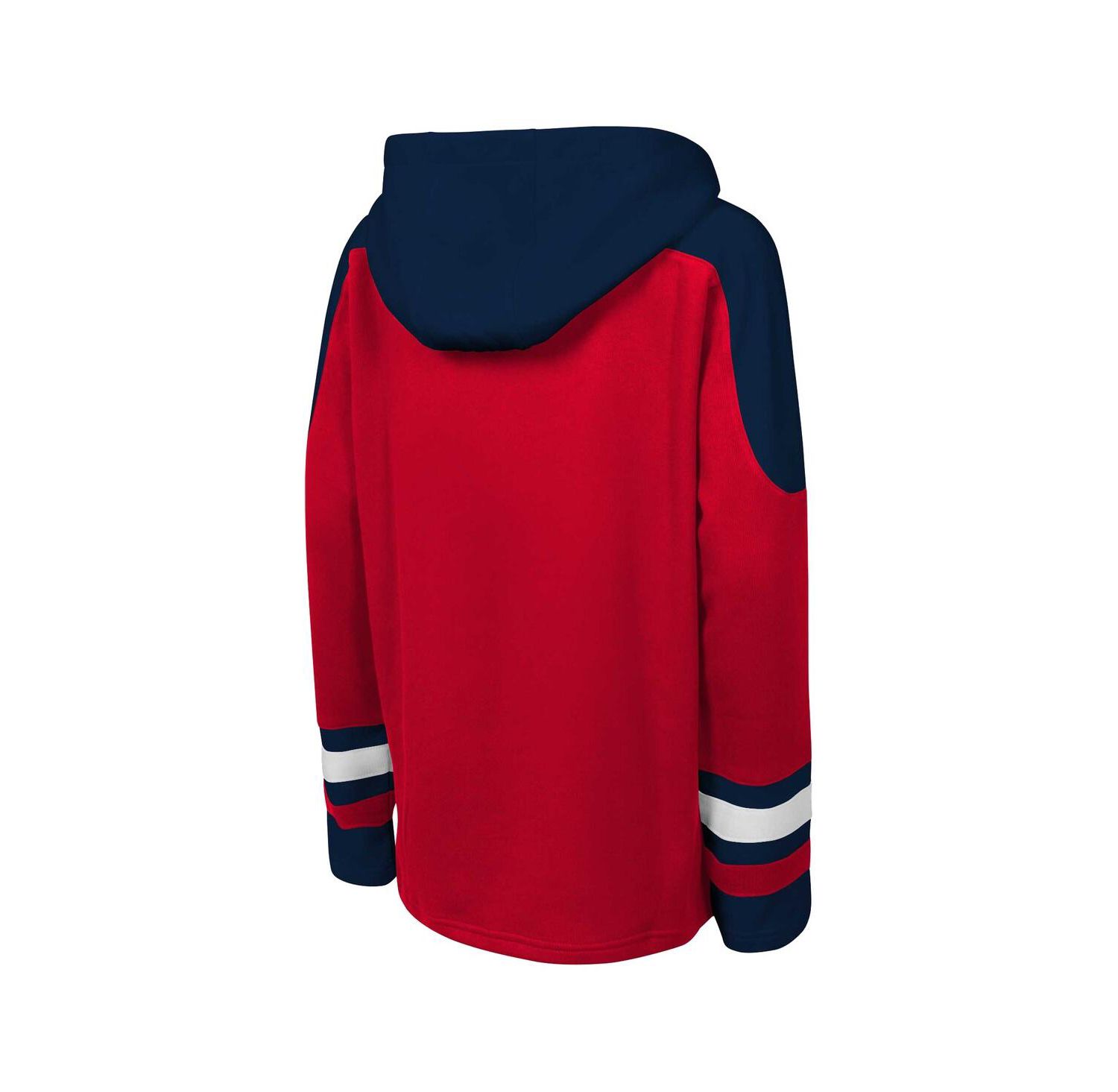 Big Boys and Girls Red Washington Capitals Must Have Home V-Neck Pullover Hoodie