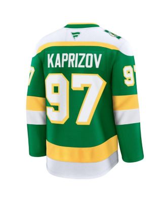 Men's Kirill Kaprizov Green Minnesota Wild Alternate Premium Jersey