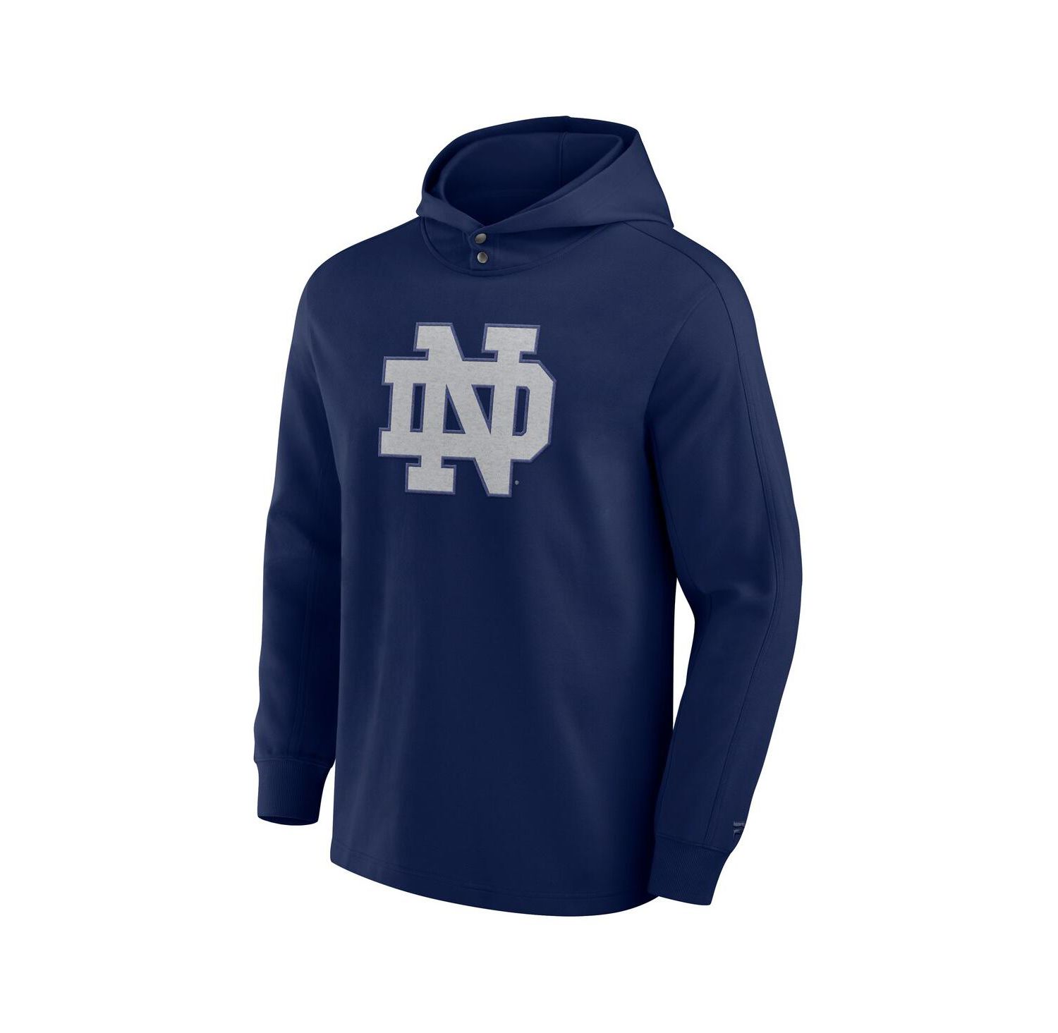 Men's Navy Notre Dame Fighting Irish Blaze Tri-Blend Pullover Hoodie
