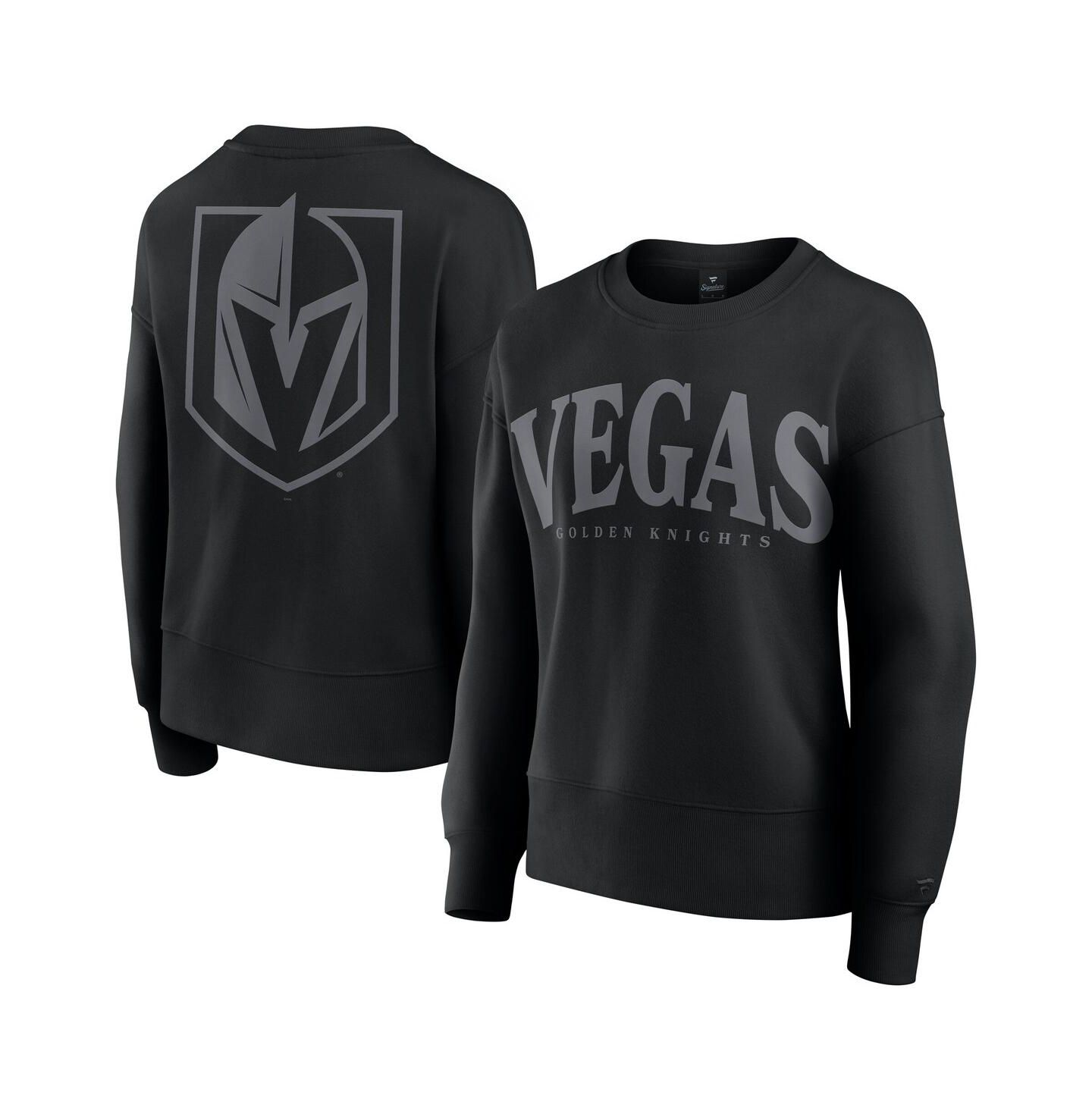 Женская толстовка Fanatics Black Vegas Golden Knights Elements Flow Pullover — фото 1