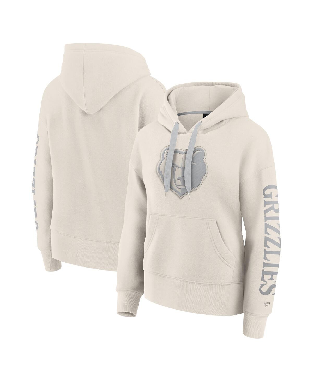 Fanatics Women's Cream Memphis Grizzlies Elements Next Pullover Hoodie - Cream