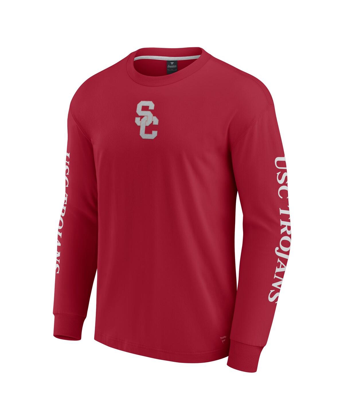 Fanatics Men's Cardinal Usc Trojans Strive Long Sleeve T-shirt In Cardinal