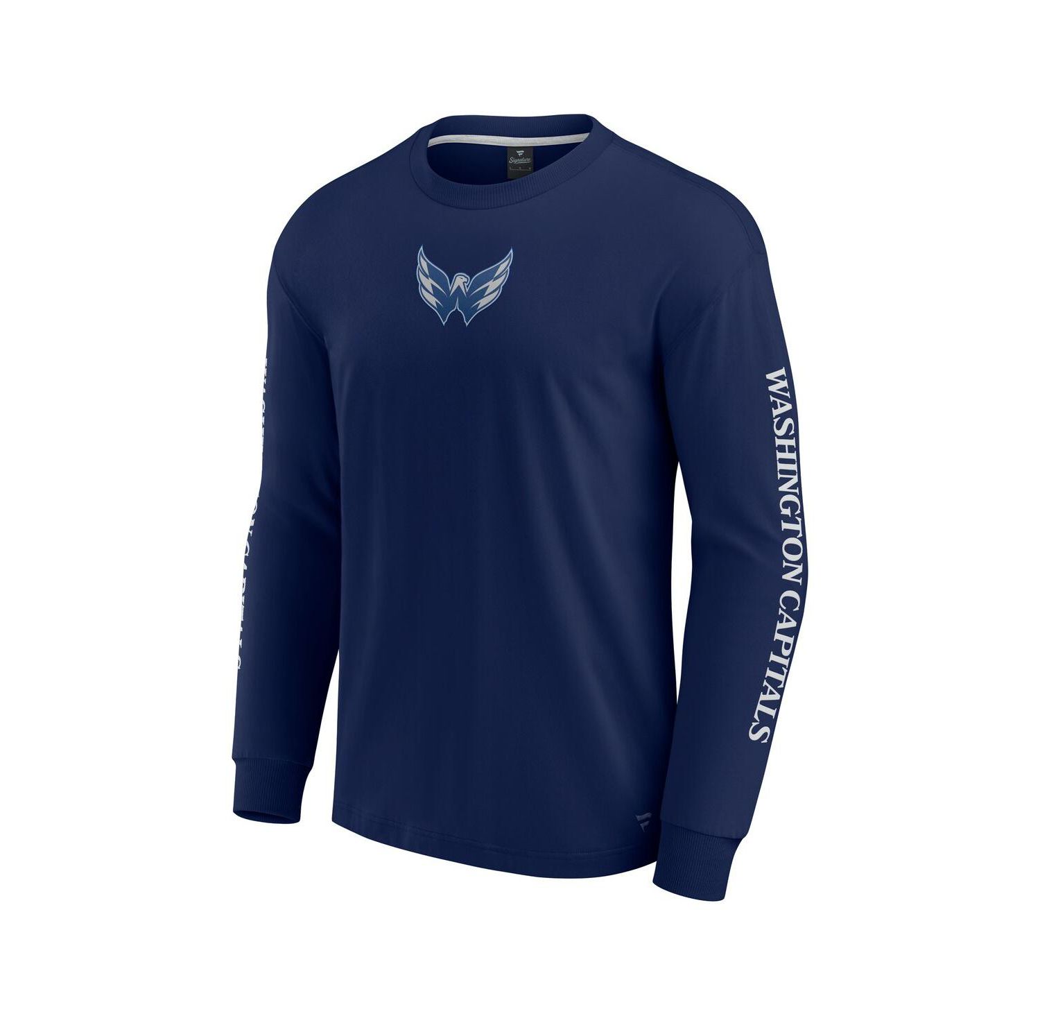 Men's Navy Washington Capitals Elements Strive Long Sleeve T-Shirt