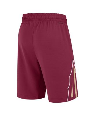 Men's Garnet Florida State Seminoles Road Replica Performance Basketball Shorts