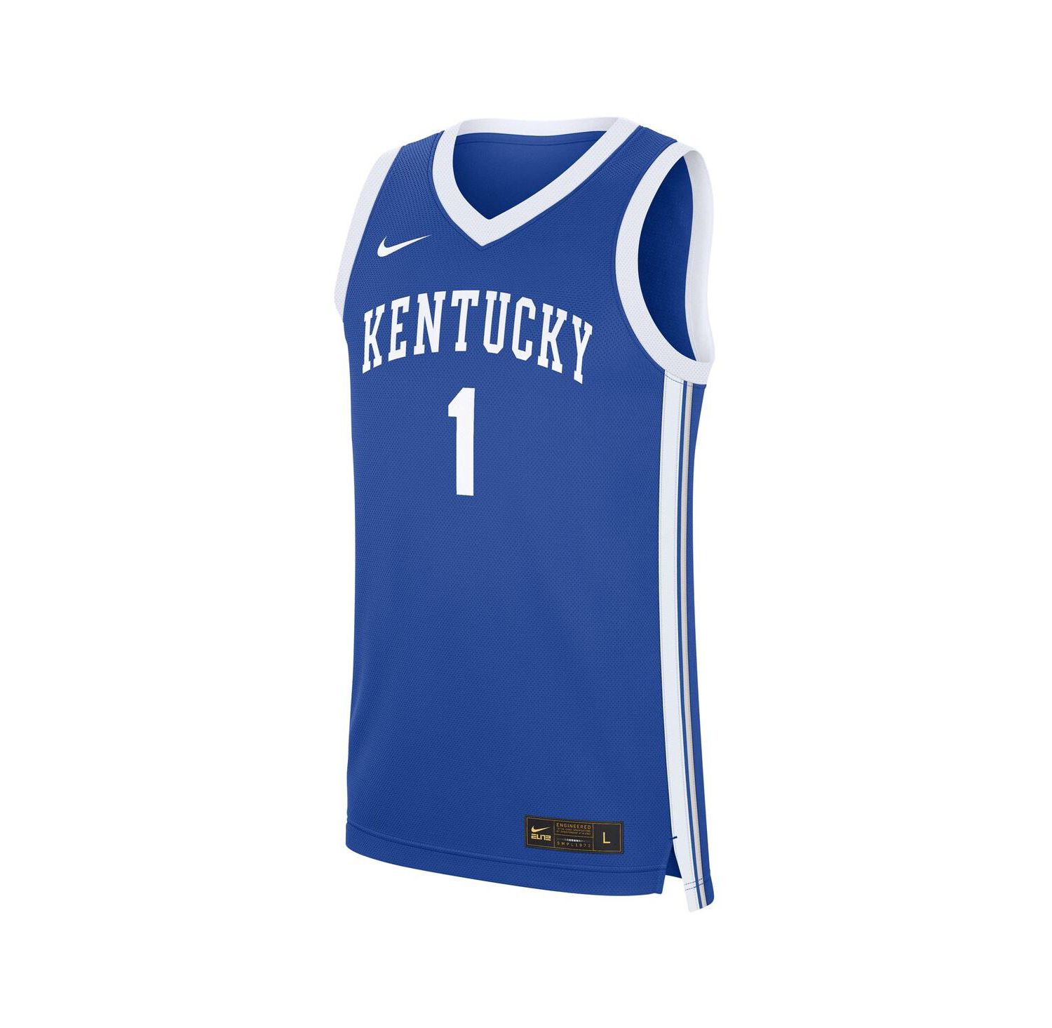 Men's 1 Royal Kentucky Wildcats Road Replica Jersey