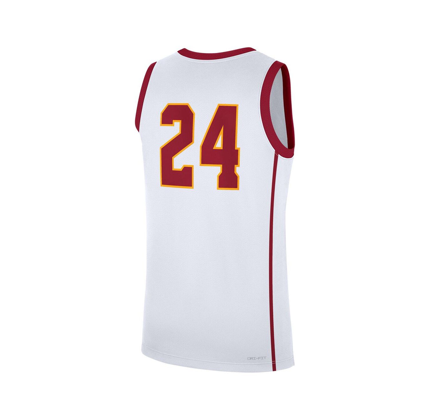 Men's 24 White USC Trojans Home Replica Jersey