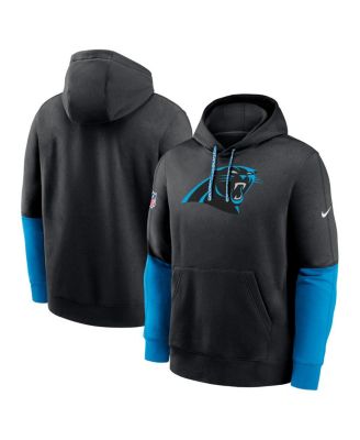 Nike - Men's Black Carolina Panthers 2024 Sideline Club Pullover Hoodie