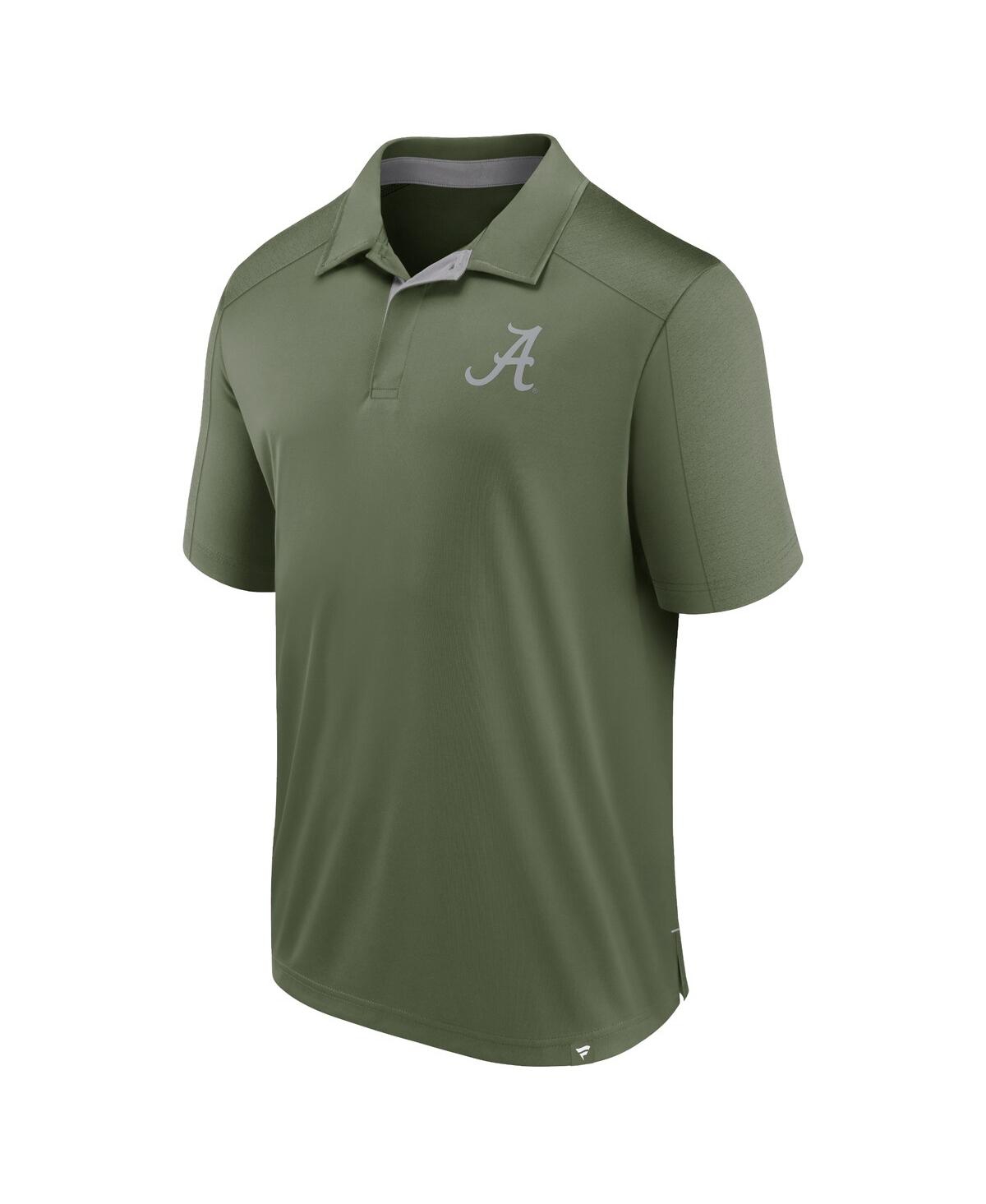Fanatics Men's Olive Alabama Crimson Tide Oht Defender Polo In Olive