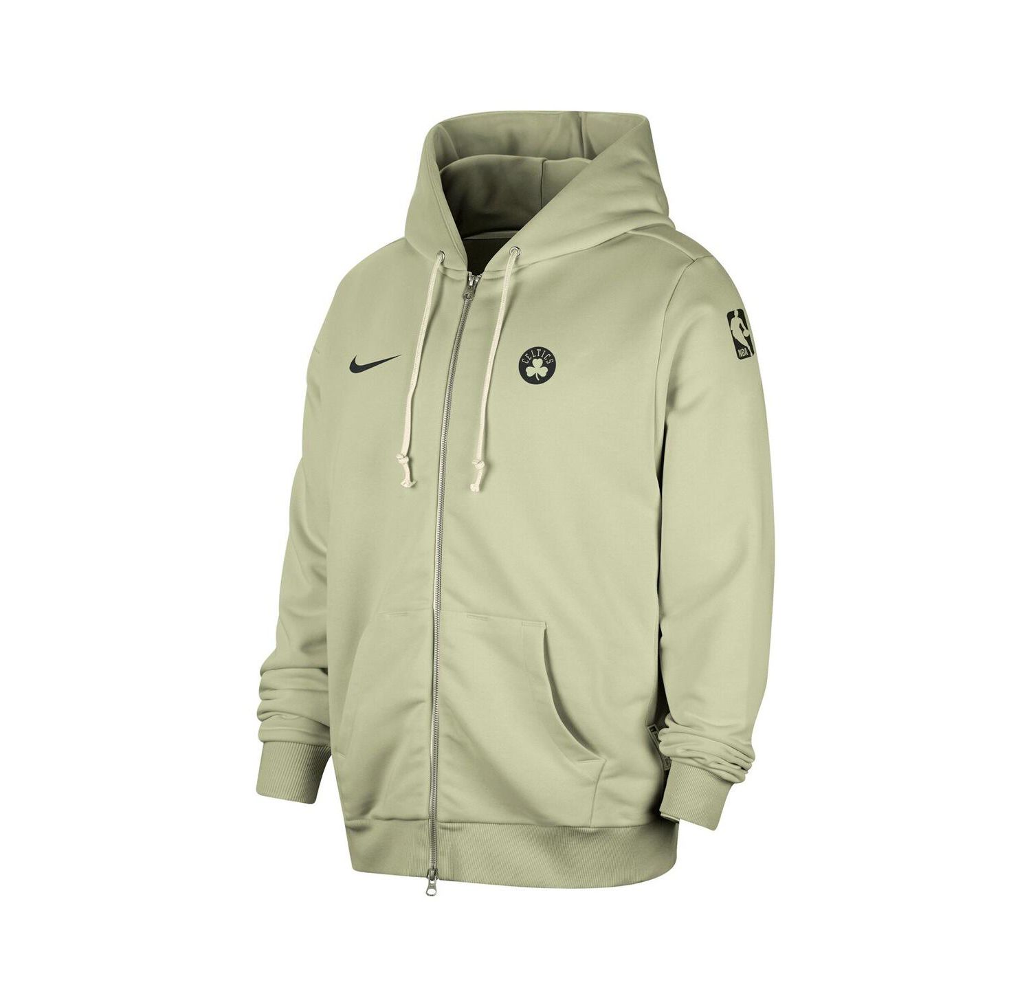 Men's Green Boston Celtics Authentic Standard Issue Full-Zip Hoodie Jacket