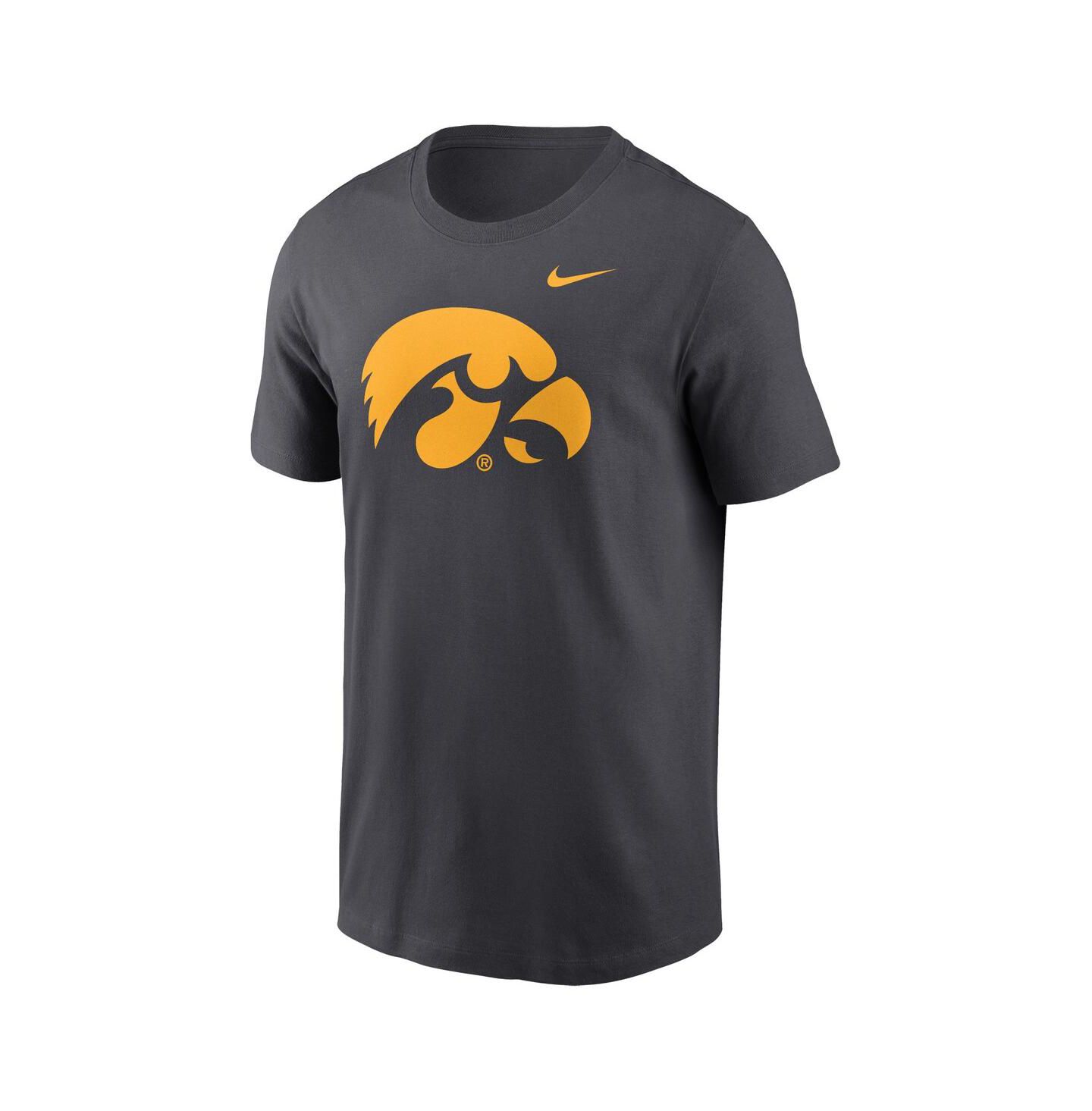 Мужская футболка Nike Anthracite Iowa Hawkeyes Primetime Evergreen Logo — фото 2