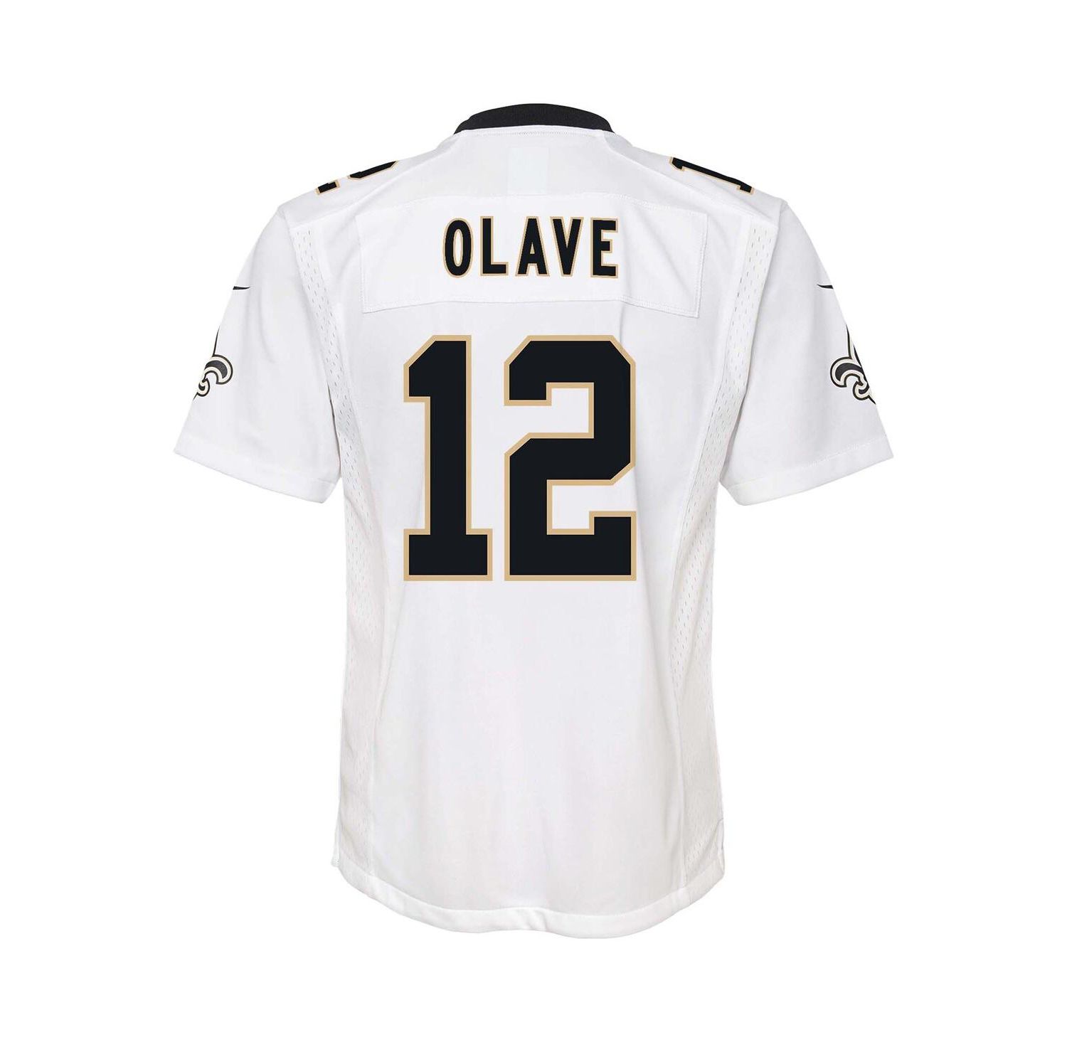Big Boys and Girls Chris Olave White New Orleans Saints Game Jersey