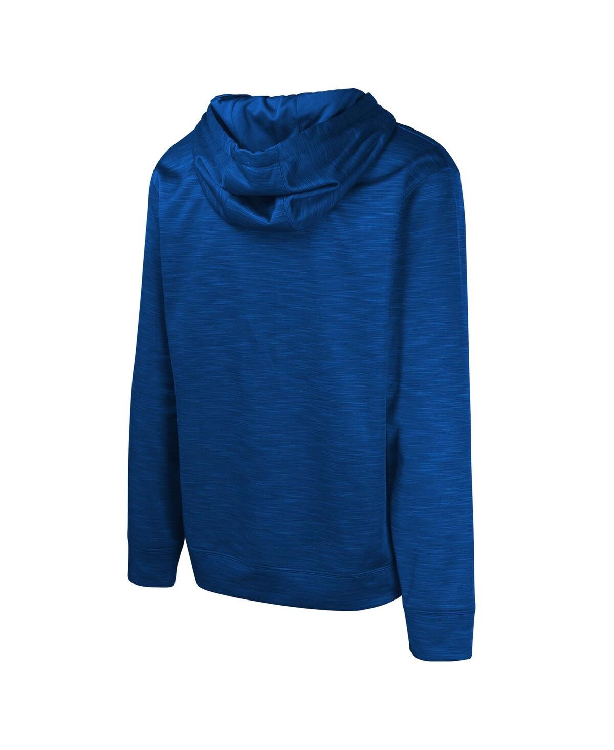 Outerstuff Royal Indianapolis Colts Streak Fleece Pullover Hoodie In Royal