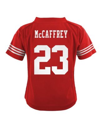 Baby Boys and Girls Christian McCaffrey Scarlet San Francisco 49ers Team Player Game Jersey