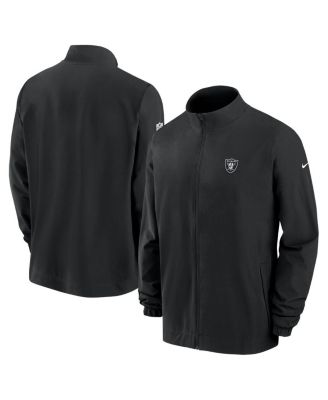 Nike - Men's Black Las Vegas Raiders 2023 Sideline Full-Zip Jacket