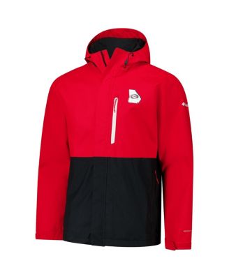 Men's Red Georgia Bulldogs Field Bound Omni-Tech Full-Zip Jacket