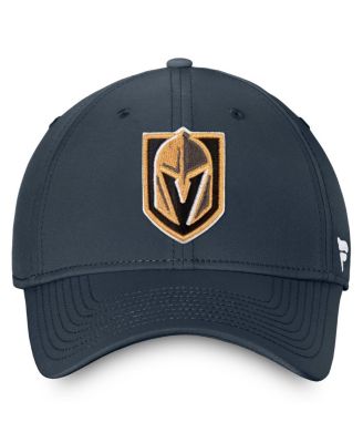 Men's Charcoal Vegas Golden Knights Core Primary Logo Flex Hat