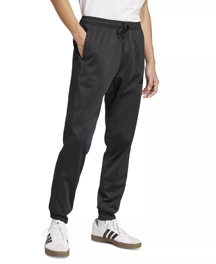Men's 3-Stripes Tricot Regular Tapered Track Pants - thumbnail 9