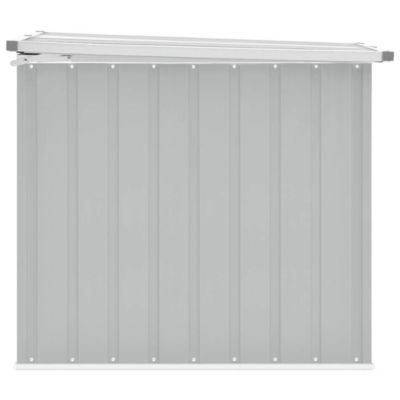Storage Box Grey Galvanized steel, Plastic Large