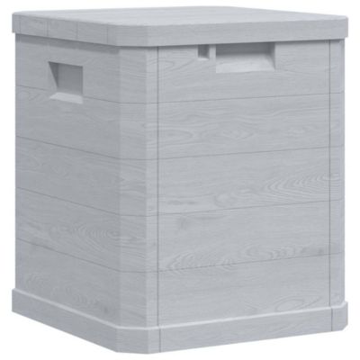 Storage Box Light Grey Plastic Medium Storage Box Rectangular
