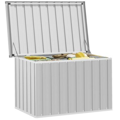 Storage Box Gray Galvanized Steel 42.9 in x 26.4 in x 25.6 in